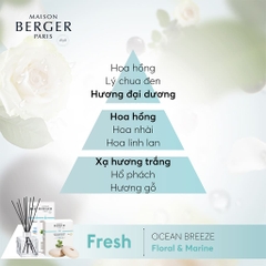 MAISON BERGER - Tinh dầu đèn xông hương Ocean Breeze - 500ml