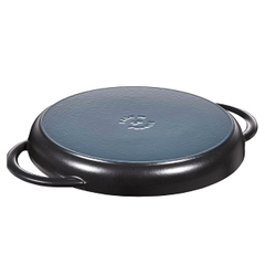 Chảo gang nướng STAUB màu đen - 26cm