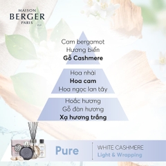 MAISON BERGER - Tinh dầu đèn xông hương White Cashmere - 500ml