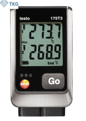 Máy đo nhiệt độ tiếp xúc tự ghi Testo 175 T3 (-50 đến +1000 °C, 2 kênh)