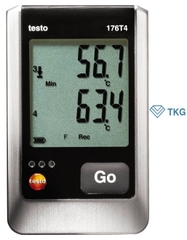 Máy đo nhiệt độ tự ghi Testo 176 T4 ( -195 đến +1000°C, 4 kênh)