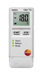 Máy đo nhiệt độ tự ghi Testo 184 T3 có màn hình (-35 đến +70°C)