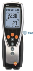 Máy đo nhiệt độ Testo 735-2 (-200 đến+1760 °C, 3 kênh, Datalogger)