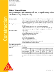 SIKA SWELLSTOP – Băng Trương Nở Sika Chống Thấm