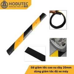 Gờ giảm tốc cao su dày 20mm dùng giảm tốc độ xe máy