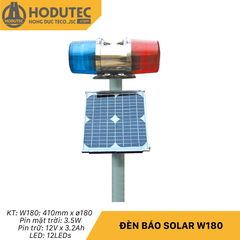 Đèn báo solar pin nặng lượng mặt trời