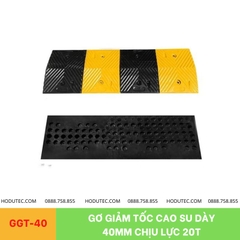 Gờ giảm tốc cao su dày 40mm chịu lực 20T