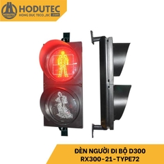 Đèn người đi bộ 2 màu đỏ xanh D300, RX300-21-TYPE72