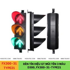 Đèn tín hiệu giao thông mũi tên D300, FX300-31-TYPE21