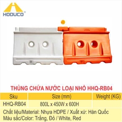 Dải phân cách nhựa chứa nước Hàn Quốc HHQ-RB4