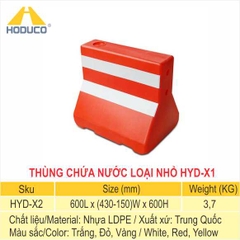 Dải phân cách nhựa chứa nước loại nhỏ HYD-X1