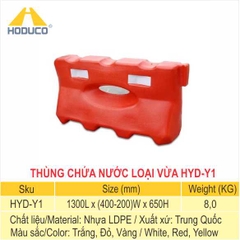 Dải phân cách nhựa chứa nước loại một lổ HYD-Y1