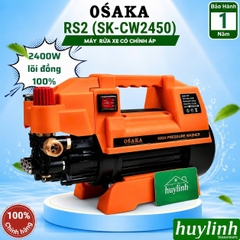 Máy xịt rửa xe chỉnh áp Osaka RS2 (SK-CW2450) - 2400W - motor lõi đồng 100%