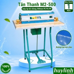 Máy hàn miệng túi đạp chân Tân Thanh M2-500 - ép túi nylong PE PA PP