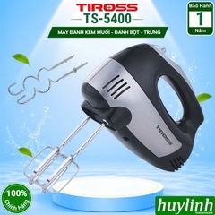 Máy đánh trứng Tiross TS5400 - 5 tốc độ + Turbo - 300W