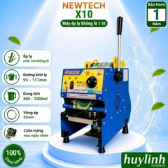 Máy ép miệng ly bằng tay NT-One X10 (Newtech) - Máy dập ly nước mía 1000ml