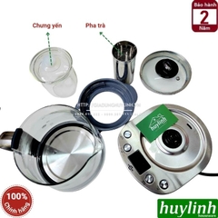 Ấm Máy chưng yến pha trà đa năng BBcooker BS20 - 2 lít