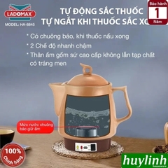 Ấm sắc thuốc điện Ladomax HA-8845 - 4.5 lít - Có chuông báo - 2 chế độ nấu