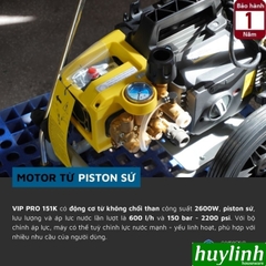 Máy xịt rửa xe cao cấp Annovi Reverberi Annovi Reverberi VIP PRO 151K - 2600W - 150 bar