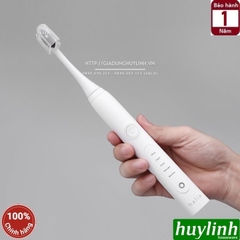 Bàn chải điện Halio Sonic Whitening Pro - Tặng kèm túi đựng