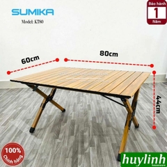 Bàn picnic dã ngoại gấp gọn Sumika KT60 - KT80