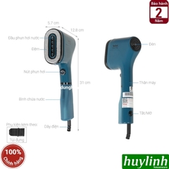 Bàn ủi hơi nước cầm tay Tefal Pure POP (DT2020E1 – DT2024E1 – DT2022E1 – DT2026E1) - 1300W