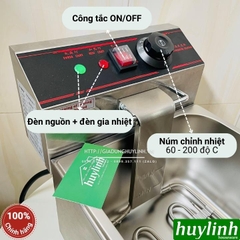 Bếp chiên nhúng đơn ngập dầu ETON ET-ZL1 - 6 lít - Hàng chính hãng