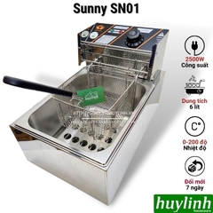 Bếp chiên nhúng đơn ngập dầu Sunny SN01 - Dung tích 6 lít