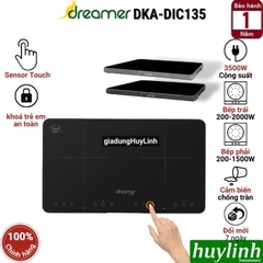 Bếp điện từ dương đôi Dreamer DKA-DIC135 - 3500W