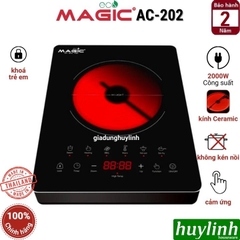 Bếp hồng ngoại đơn Magic ECO AC-202 - 2000W - Made in Thái Lan