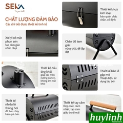 Bếp nướng than hoa Seka SK3640 - phù hợp cho picnic, dã ngoại, gia đình