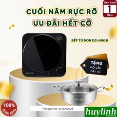 Bếp điện từ đơn Dreamer DC-IH01B - 2200W - Tặng nồi lẩu [Hết 31-12]