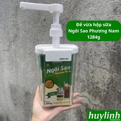Bình bơm sữa đặt 1600ml Matsu lock - Vòi bơm 10cc - Đựng được hộp sữa 1284g