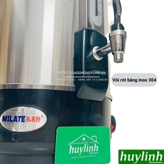 Bình đun nước nóng Milate dung tích 8 lít - 10 lít - 12 lít - 16 lít - 20 lít - Inox 304 cao cấp