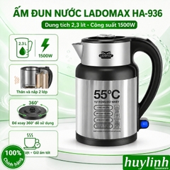 Bình đun nước siêu tốc Ladomax HA-839 - 2.3 lít - Có chức năng giữ ấm tự động