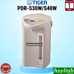 Bình thủy điện Nhật Bản Tiger PDR-S30W/S40W (Dung tích 3 lít - 4 lít)