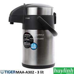 Bình Thủy Giữ Nhiệt Bấm Rót Tiger MAA-A302 - 3 Lít