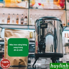 Bình giữ nhiệt ủ trà nóng lạnh 8 lít và 10 lít - Có đồng hồ đo nhiệt độ