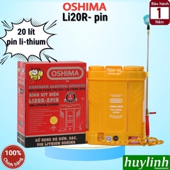 Máy phun thuốc trừ sâu côn trùng điện OSHIMA Li20R-pin Pin lithium 12V8Ah