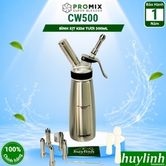 Bình xịt kem tươi Promix 0.5 lít và 1 lít (CW500 - CW1000)