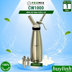 Bình xịt kem tươi Promix 0.5 lít và 1 lít (CW500 - CW1000)