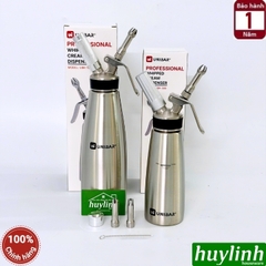 Bình xịt kem tươi Unibar UBK-500 (500ml) - UBK-1000 (1000ml)