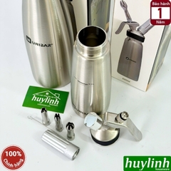Bình xịt kem tươi Unibar UBK-500 (500ml) - UBK-1000 (1000ml)