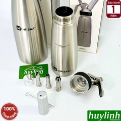 Bình xịt kem tươi Unibar UBK-500 (500ml) - UBK-1000 (1000ml)