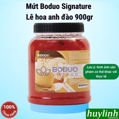 900gr - Mứt Boduo Signature - Xoài - Chanh Leo - Đào hồng - Dâu Tây - Vải - Cherry - Nho Xanh - Thơm Dứa - Dâu Tây