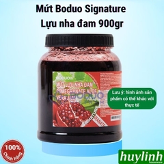 900gr - Mứt Boduo Signature - Xoài - Chanh Leo - Đào hồng - Dâu Tây - Vải - Cherry - Nho Xanh - Thơm Dứa - Dâu Tây