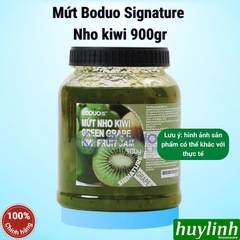 900gr - Mứt Boduo Signature - Xoài - Chanh Leo - Đào hồng - Dâu Tây - Vải - Cherry - Nho Xanh - Thơm Dứa - Dâu Tây