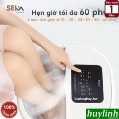 Bồn ngâm massage chân Seka SK195 - 4 mâm xoay + sục khí + điều khiển từ xa