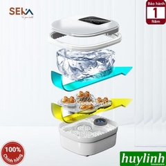 Bồn ngâm massage chân Seka SK195 - 4 mâm xoay + sục khí + điều khiển từ xa