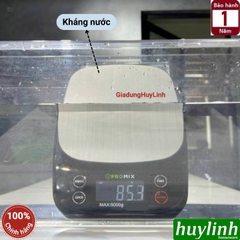 Cân điện tử nhà bếp Promix CTDP-06 - Chống nước - tối đa 5000g - 4 đơn vị cân - Đồng hồ đếm ngược
